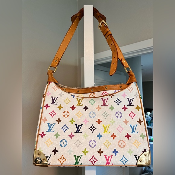 Louis Vuitton Monogram Multicolor Murakami Boulogne White - Picture 2 of 16